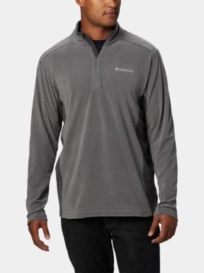 pulover polar pt. barbati Columbia Klamath Range II Half Zip gri 1