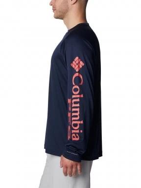 tricou cu maneci lungi, pentru sport pt. barbati Columbia Terminal Tackle LS Shirt albastru 3