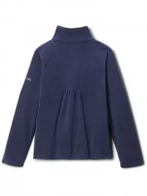 pulover polar Columbia Glacial Fleece Half Zip albastru 3