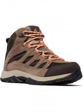 bocanci de drumetie impermeabili pt. femei Columbia Crestwood Mid Waterproof maro 1