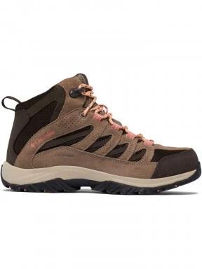 bocanci de drumetie impermeabili pt. femei Columbia Crestwood Mid Waterproof maro 3