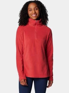 pulover polar pt. femei Columbia Glacial IV 1/2 Zip rosu 1