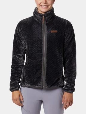 pulover polar pt. femei Columbia Fire Side II Sherpa Fz gri 1