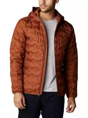 jacheta de primavara pt. barbati Columbia Delta Ridge Down Hooded Jacket maro 1