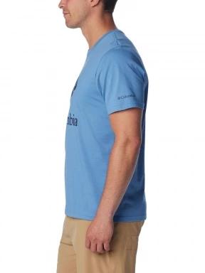 tricou cu maneci scurte pt. barbati Columbia M Rapid Ridge Graphic Tee albastru 3