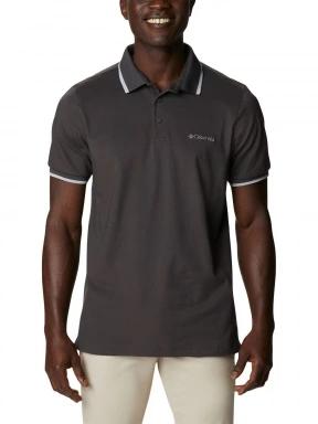 tricou cu guler pt. barbati Columbia Cove Dome Butte Solid Pique Polo negru 1