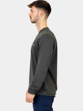 tricou cu maneci lungi, pentru sport pt. barbati Columbia Tech Trail Long Sleeve Crew II gri 3