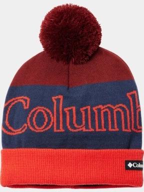 caciula cu mot pt. femei Columbia Polar Powder II Beanie rosu 1