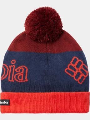 caciula cu mot pt. femei Columbia Polar Powder II Beanie rosu 3