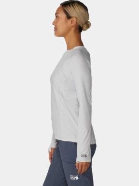 tricou cu maneci lungi, pentru sport pt. femei Mountain Hardwear Crater Lake Long Sleeve gri 3