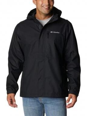 haine de ploaie pt. barbati Columbia Hikebound Jacket negru 1