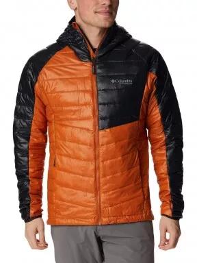 jacheta de strada pt. barbati Columbia Platinum Peak Hooded Jacket portocaliu 1