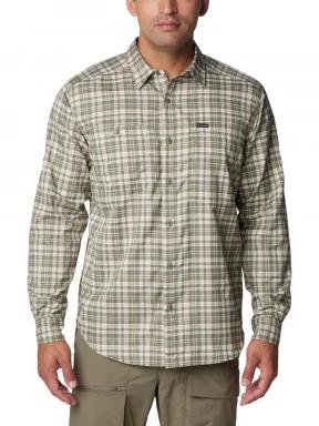 camasa de drumetie cu maneci lungi pt. barbati Columbia Silver Ridge Utility Lite Plaid Long Sleeve Shirt verde 1