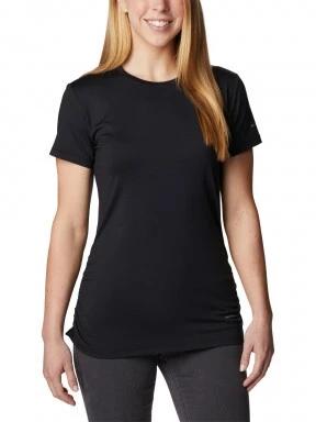 tricou pentru sport, cu maneci scurte pt. femei Columbia Leslie Falls Short Sleeve Shirt negru 1
