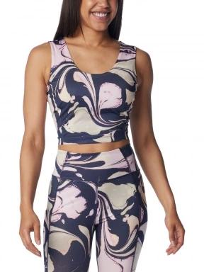tricou de sport fara maneci pt. femei Columbia Boundless Trek Tank albastru 1