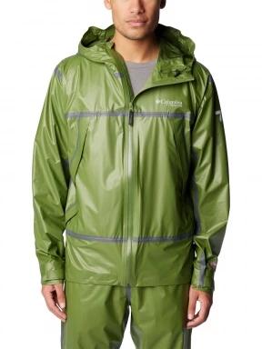 haine de ploaie pt. barbati Columbia Outdry Extreme Wyldwood Shell verde 1