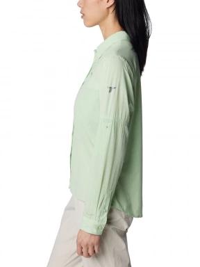camasa de drumetie cu maneci lungi pt. femei Columbia Cirque River Vented Woven Long Sleeve Shirt verde 3