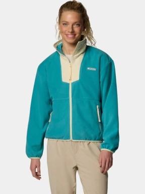 pulover polar pt. femei Columbia Sequoia Grove Full Zip Fleece verde 1