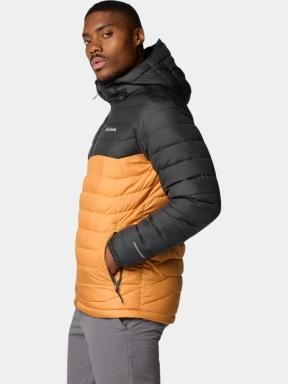 geaca matlasata de tranzitie pt. barbati Columbia Powder Lite II Hooded Jacket negru 3