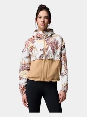 geaca de vant pt. femei Columbia Spire Valley Printed Windbreaker nisip 1
