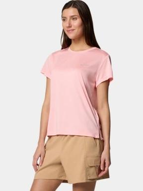 tricou pentru sport, cu maneci scurte pt. femei Columbia BlueVista Hill SS Crew roz 3