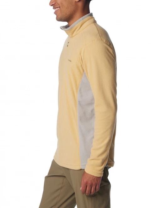 pulover polar pt. barbati Columbia Klamath Range II Half Zip galben 3