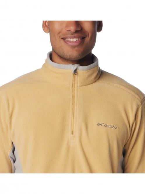 pulover polar pt. barbati Columbia Klamath Range II Half Zip galben 6
