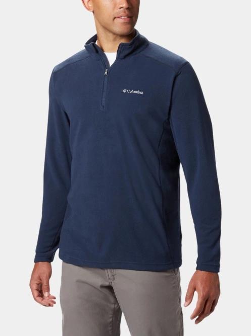 pulover polar pt. barbati Columbia Klamath Range II Half Zip albastru 2