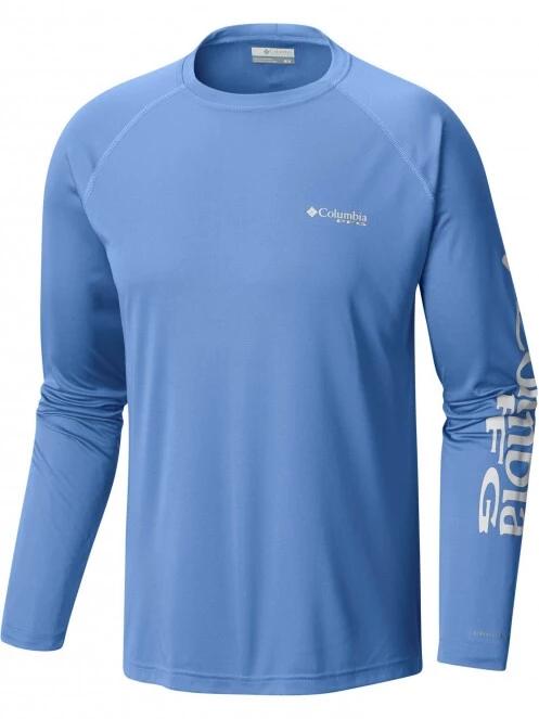 tricou cu maneci lungi, pentru sport pt. barbati Columbia Terminal Tackle LS Shirt albastru deschis 6