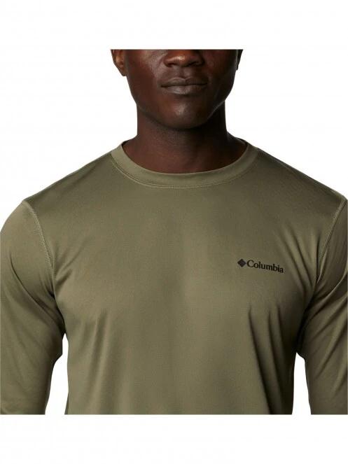tricou cu maneci lungi, pentru sport pt. barbati Columbia Zero Rules Long Sleeve Shirt verde 5