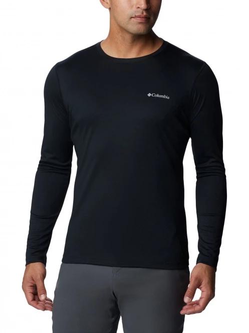 tricou cu maneci lungi, pentru sport pt. barbati Columbia Zero Rules Long Sleeve Shirt negru 2
