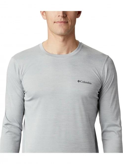tricou cu maneci lungi, pentru sport pt. barbati Columbia Zero Rules Long Sleeve Shirt gri 5