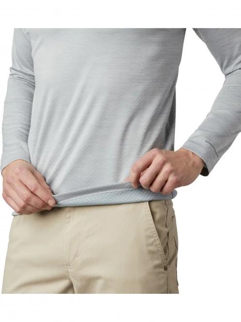tricou cu maneci lungi, pentru sport pt. barbati Columbia Zero Rules Long Sleeve Shirt gri 6