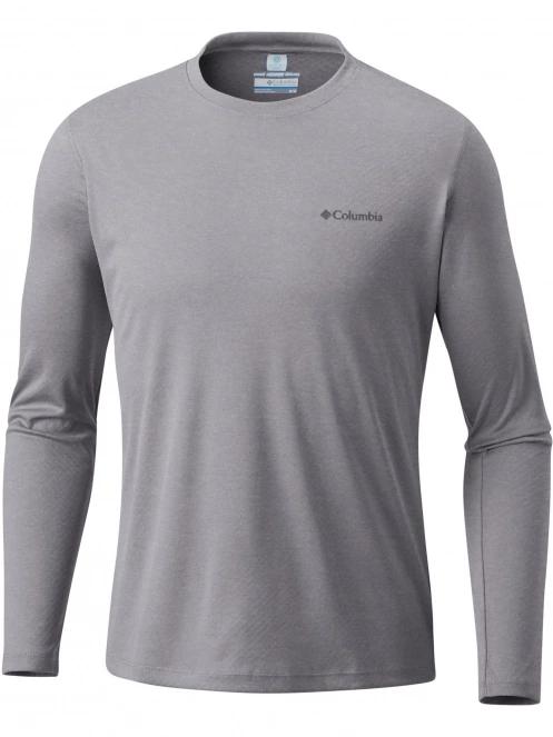 tricou cu maneci lungi, pentru sport pt. barbati Columbia Zero Rules Long Sleeve Shirt gri 7