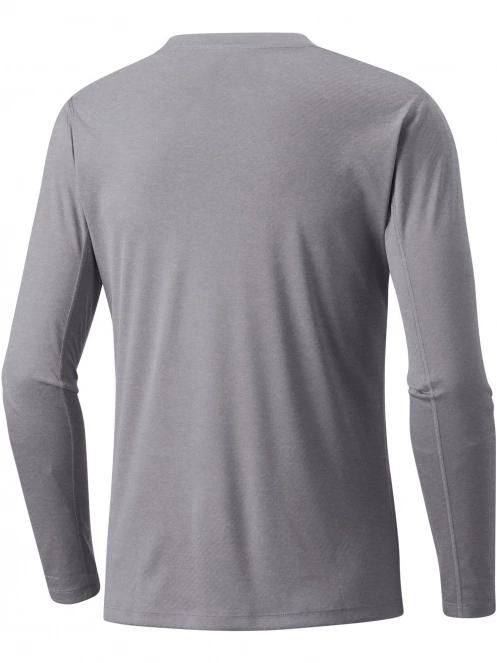 tricou cu maneci lungi, pentru sport pt. barbati Columbia Zero Rules Long Sleeve Shirt gri 8