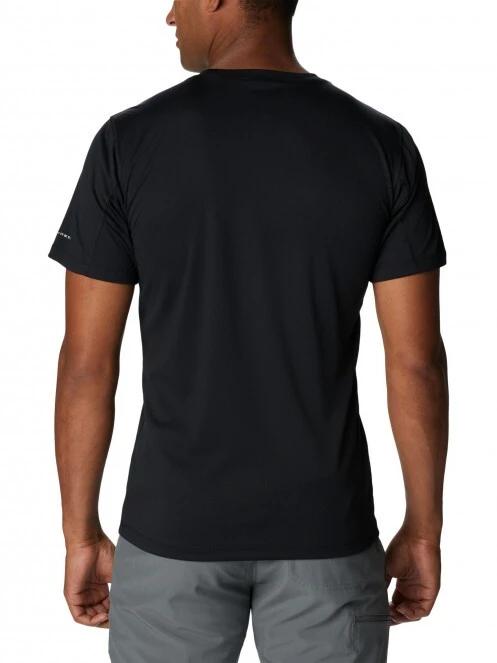 tricou pentru sport, cu maneci scurte pt. barbati Columbia Zero Rules Short Sleeve Graphic Shirt negru 4