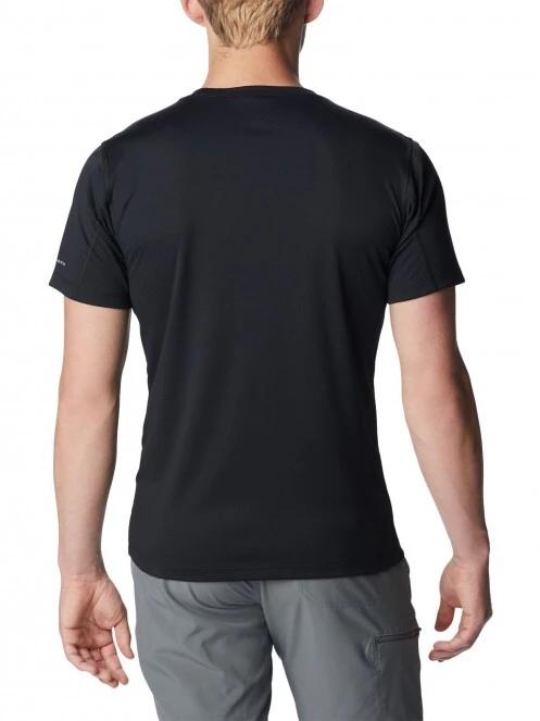 tricou pentru sport, cu maneci scurte pt. barbati Columbia Zero Rules Short Sleeve Graphic Shirt negru 4