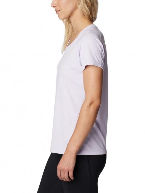 tricou pentru sport, cu maneci scurte pt. femei Columbia Zero Rules Short Sleeve Shirt violet 3