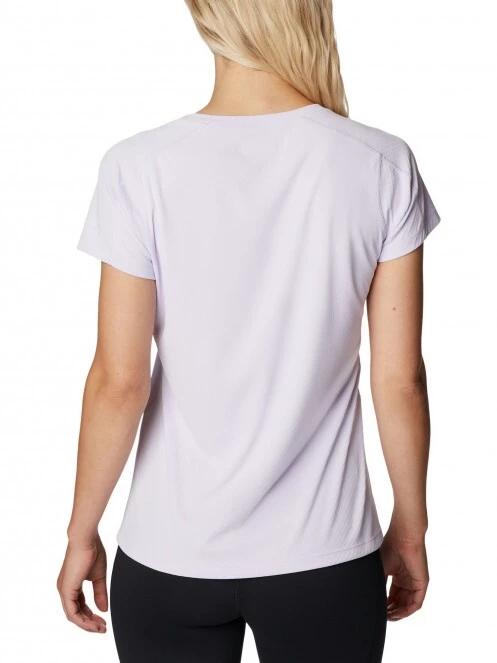 tricou pentru sport, cu maneci scurte pt. femei Columbia Zero Rules Short Sleeve Shirt violet 4