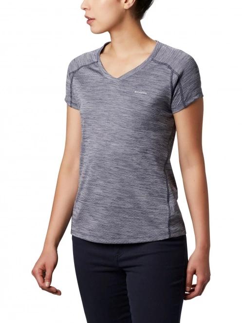 tricou pentru sport, cu maneci scurte pt. femei Columbia Zero Rules Short Sleeve Shirt albastru 2