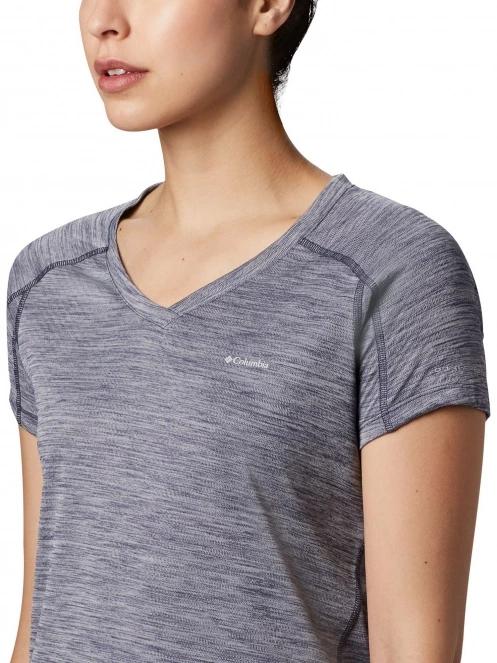 tricou pentru sport, cu maneci scurte pt. femei Columbia Zero Rules Short Sleeve Shirt albastru 5