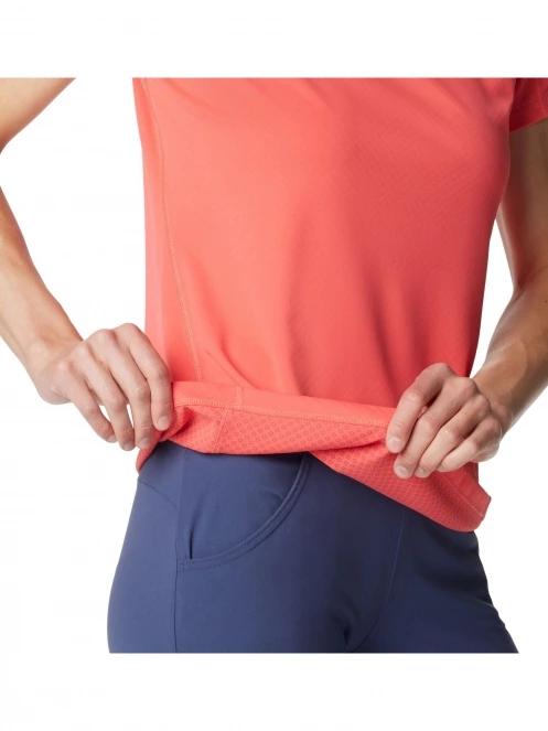 tricou pentru sport, cu maneci scurte pt. femei Columbia Zero Rules Short Sleeve Shirt rosu 6