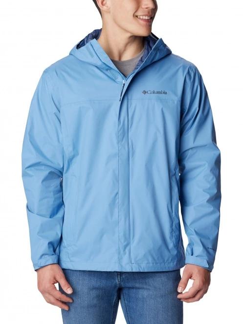 haine de ploaie pt. barbati Columbia Watertight II Jacket albastru deschis 2