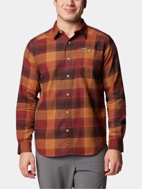 camasa cu maneci lungi pt. barbati Columbia Cornell Woods Flannel Long Sleeve Shirt maro 2