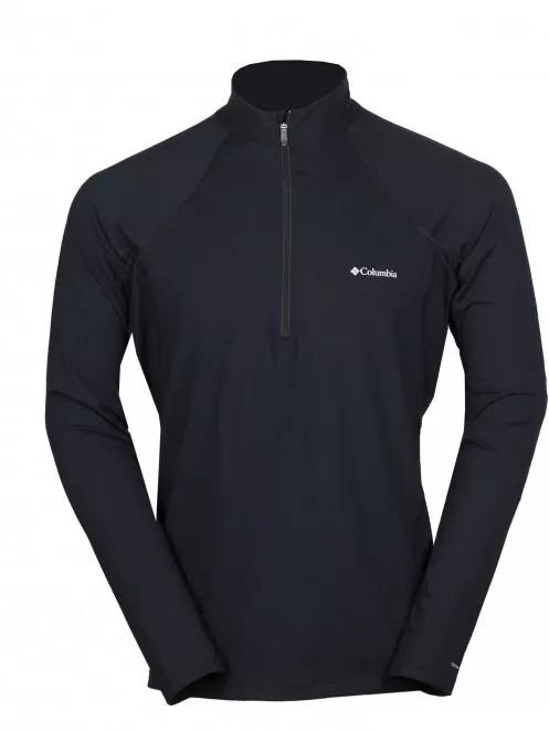 top lenjerie de corp pt. barbati Columbia Midweight Stretch Long Sleeve Half Zip negru 2