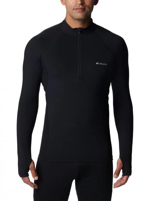 top lenjerie de corp pt. barbati Columbia Midweight Stretch Long Sleeve Half Zip negru 2