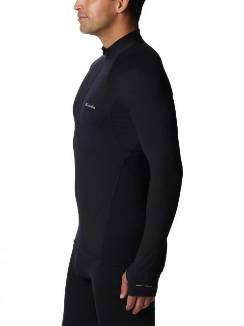 top lenjerie de corp pt. barbati Columbia Midweight Stretch Long Sleeve Half Zip negru 3