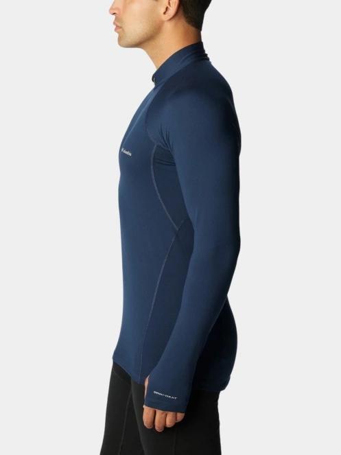 top lenjerie de corp pt. barbati Columbia Midweight Stretch Long Sleeve Half Zip albastru 3