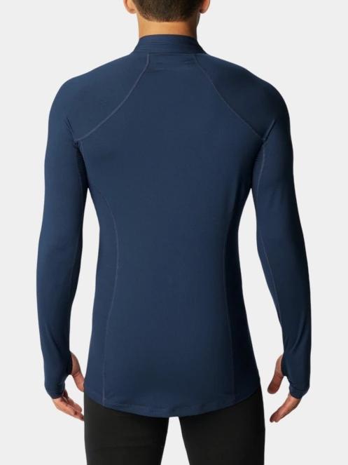 top lenjerie de corp pt. barbati Columbia Midweight Stretch Long Sleeve Half Zip albastru 4
