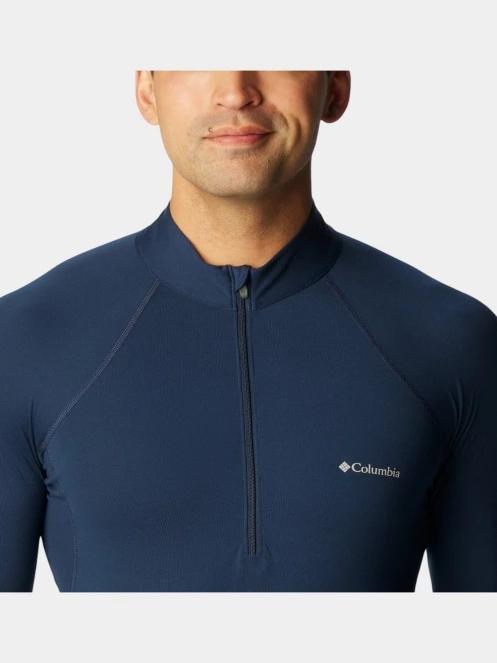top lenjerie de corp pt. barbati Columbia Midweight Stretch Long Sleeve Half Zip albastru 5